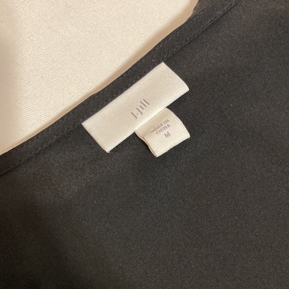 Silk J. Jill black blouse. - Picture 2 of 8